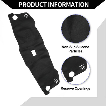 Dashboard Cover Mat for Honda Vezel RV3-RV6 (2021-2024) Black Protector Set