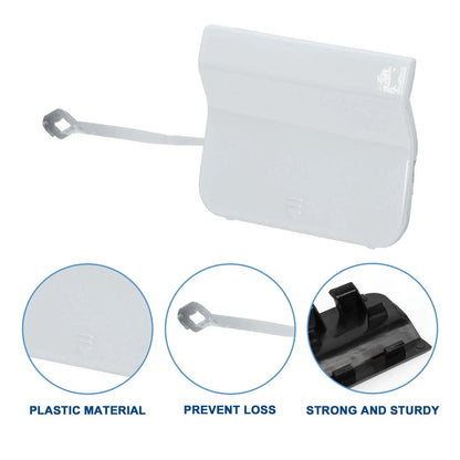 Rear Tow Hook Cover for Mercedes-Benz C-Class W204 2012-2015 White