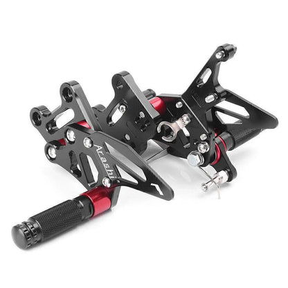 CNC Rearset Foot Pegs for Suzuki GSXR1000 (2017-2018) Black