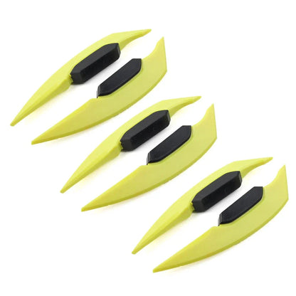 Yellow Fairing Winglets Side Spoiler Deflector Air Wings for Motorcycle
