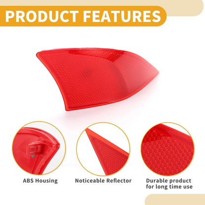 Rear Right Bumper Reflector for Lexus IS300 LUXURY 2018-2021 Red