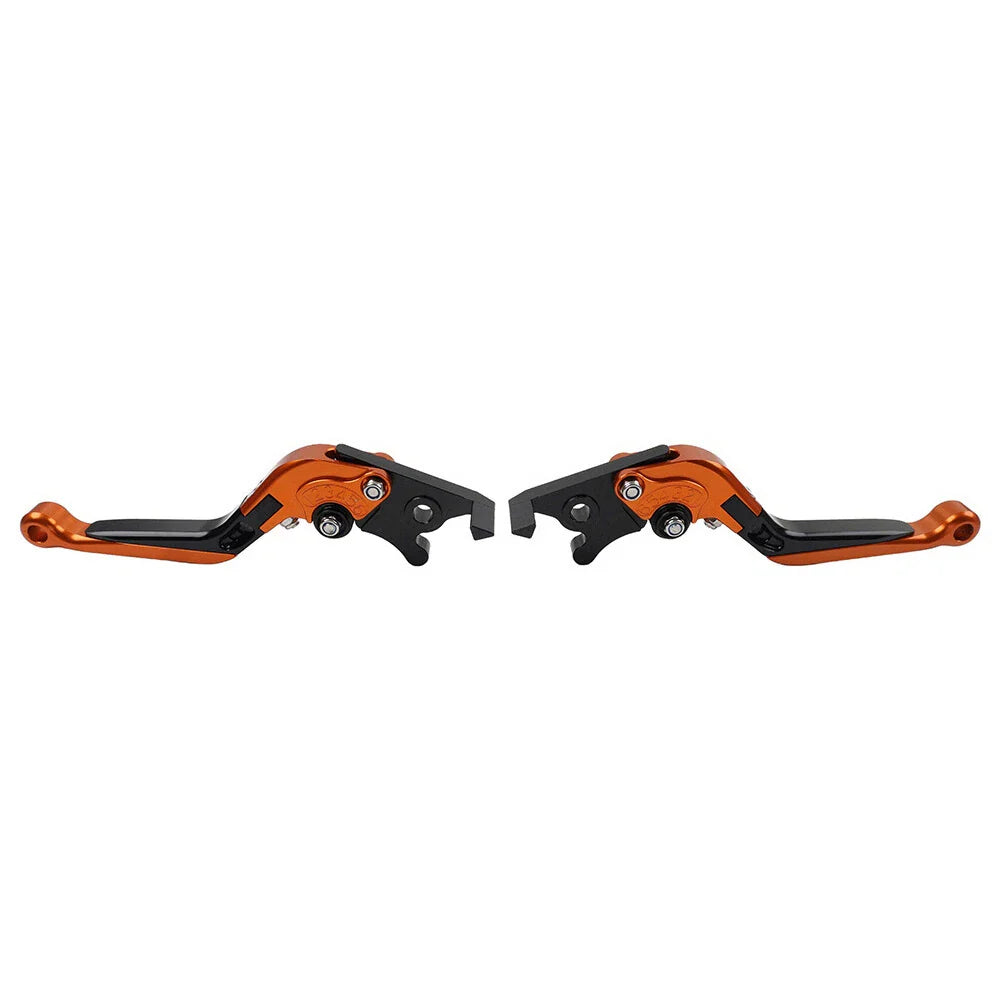 CNC Orange Extendable Brake Clutch Levers for STREET TWIN THRUXTON/StreetCup (2016-2023)
