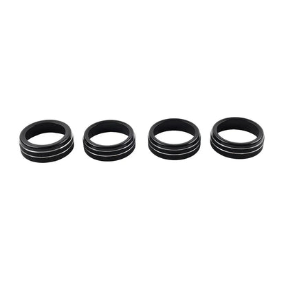 AC Climate Control Knob Trim for Toyota Tacoma (2016-2023) Black