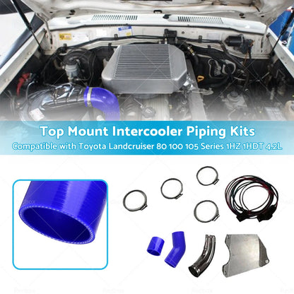 Intercooler Pipe Kit for Toyota Landcruiser 80 100 105 Series 1HZ 4.2L (1990-2007)