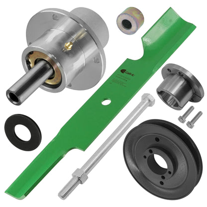 Deck Spindle Blade and Pulley Replacement for Scag SSZ-16BV (2018–2020)
