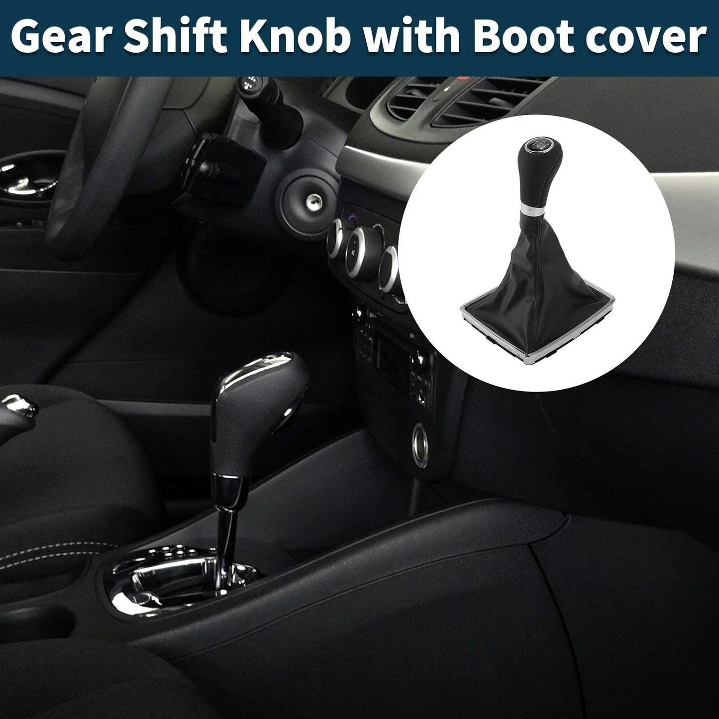 6 Speed Manual Gear Shift Knob & Cover for Mercedes-Benz C-Class (2007-2023)
