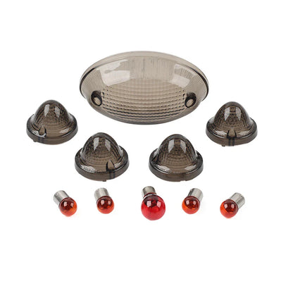 Turn Signal Covers Tail Light Lens Smoke for T100 Scrambler Speedmaster Roadster