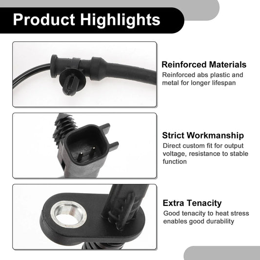 ABS Wheel Speed Sensor Kit for Dodge - 1 x Rear Left/Right ()