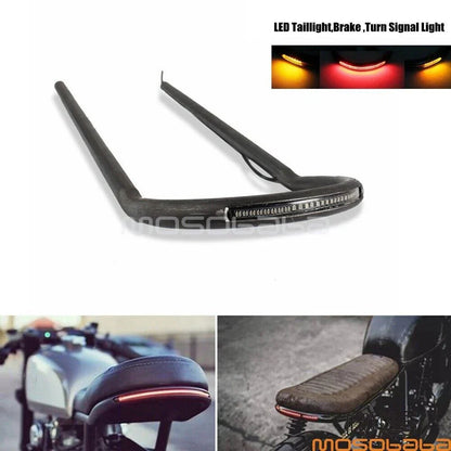 1'' Upswept Rear Seat Hoop LED Brake Light for Honda CB100