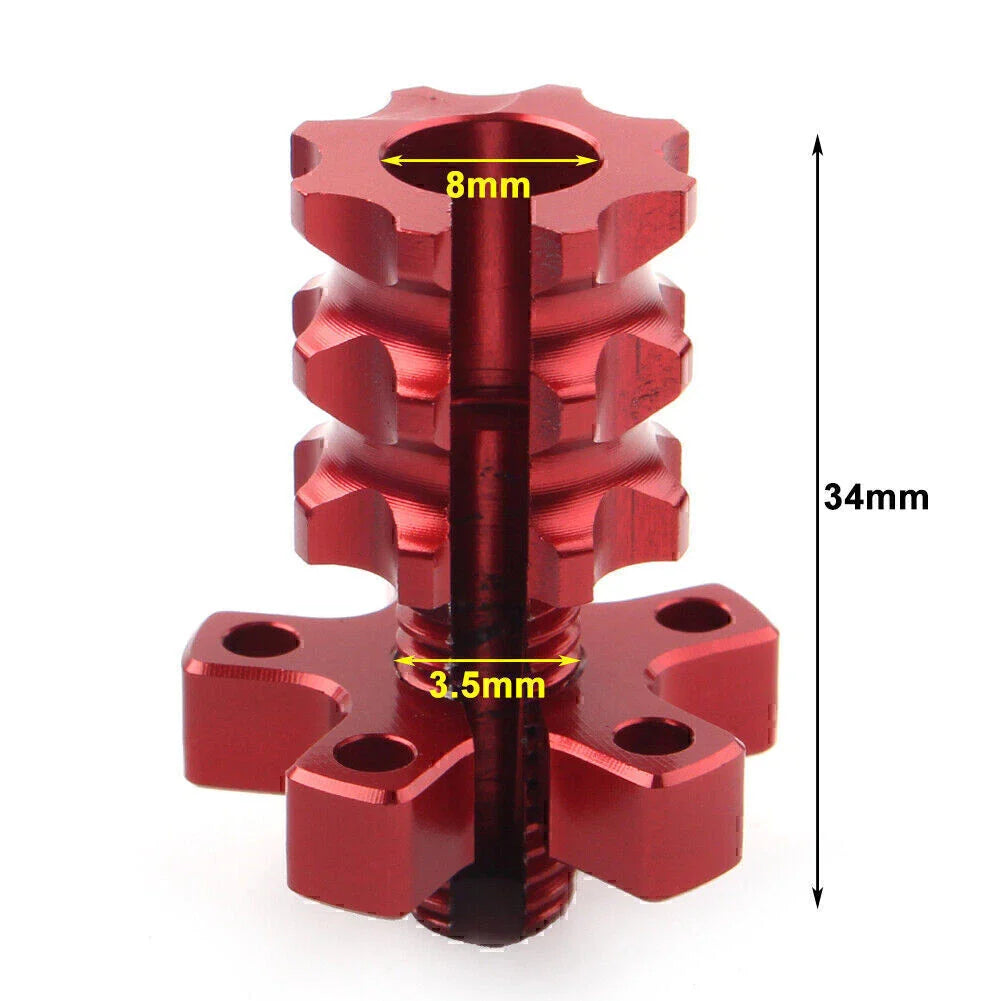 CNC M8 Clutch Brake Cable Adjuster Screw for Motorcycle Dirt Bike Black