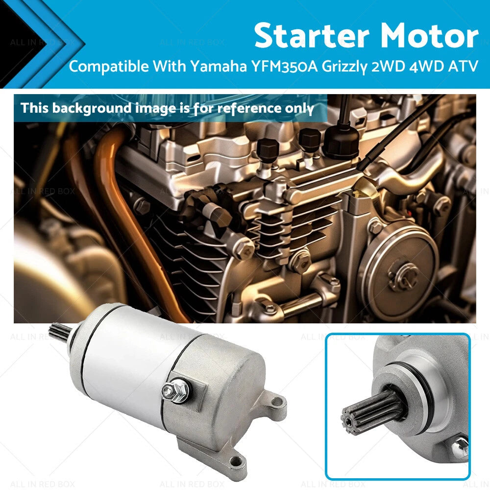 Starter Motor for Yamaha YFM350A Grizzly (2007-2009, 2013-2014)