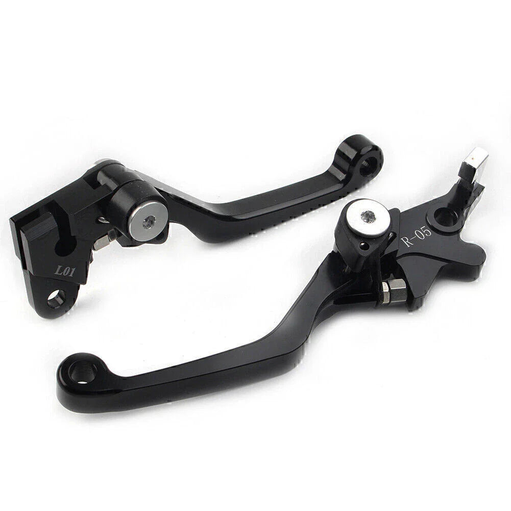 Black CNC Pivot Brake Clutch Levers for Honda XR250 XR400 (1995-2007)