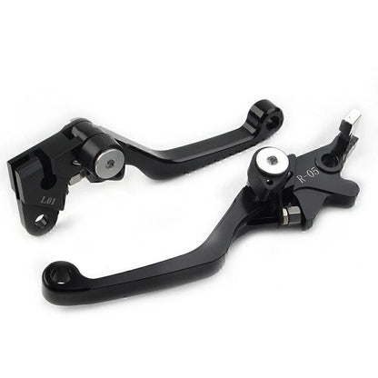 Black CNC Pivot Brake Clutch Levers for Honda XR250 XR400 (1995-2007)