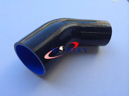Silicone 45�� Elbow Reducer Hose 64mm to 70mm for Car