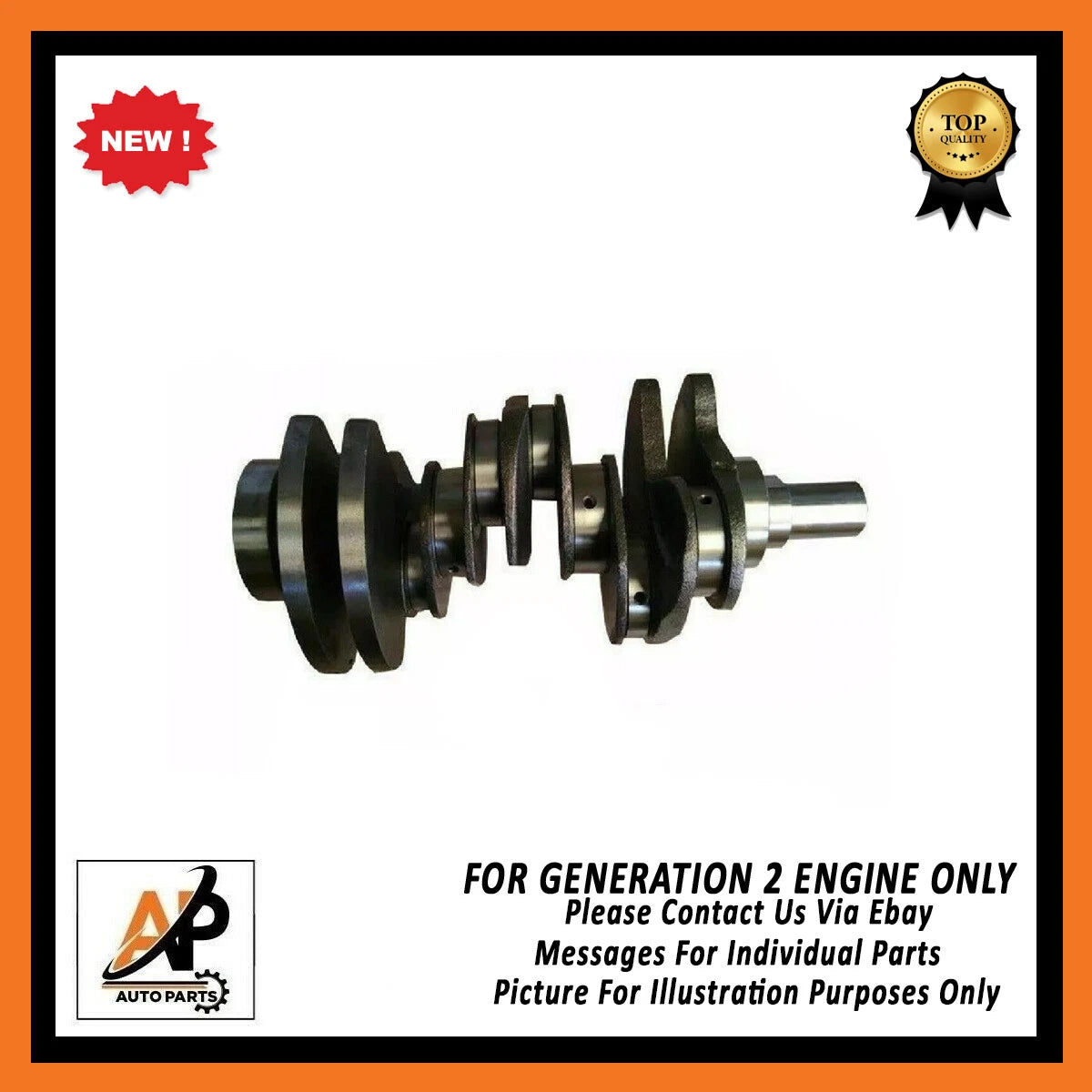 Crankshaft for Land Rover Range Rover 3.0 306DT Gen 2 (2006–2009)