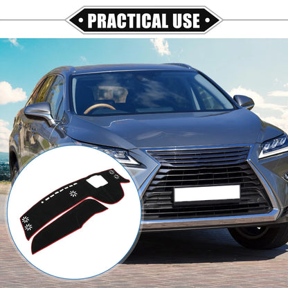 Dashboard Cover Mat Pad for Lexus RX 5th Gen ALA10 (2020-2023) Black Red