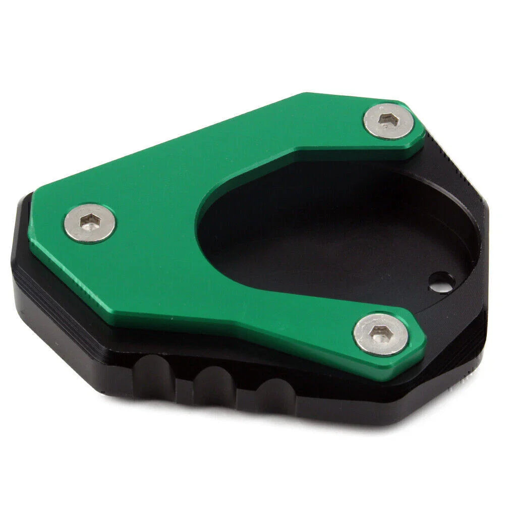 Green Foot Stand Side Extension Plate for KAWASAKI Ninja 400, Versys 650 (2018-2023)