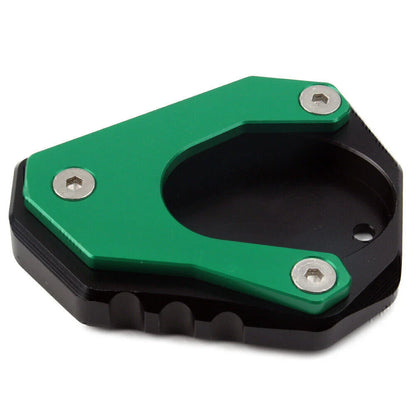 Green Foot Stand Side Extension Plate for KAWASAKI Ninja 400, Versys 650 (2018-2023)