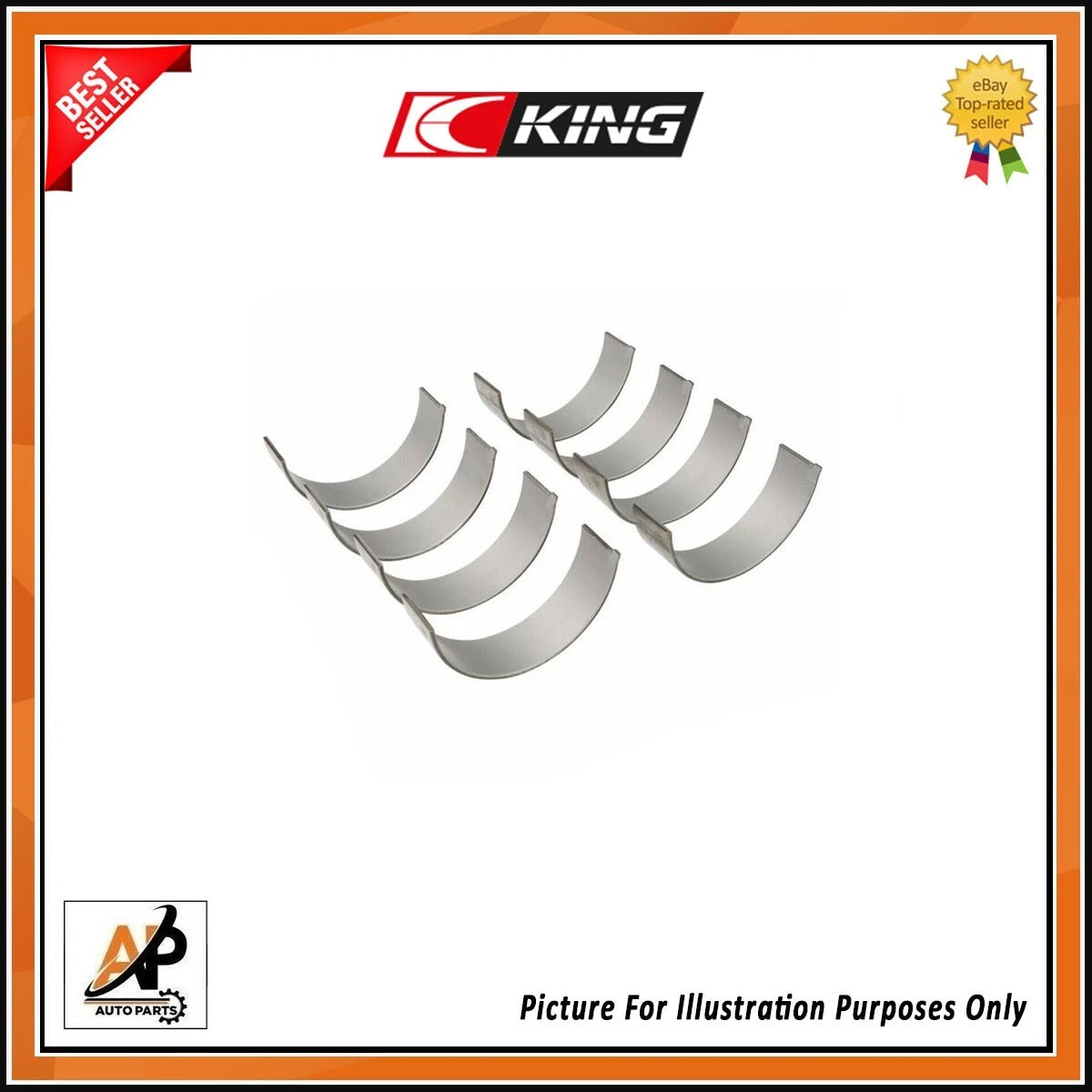 Big End Conrod Bearings Set Standard Replacement for Audi 2.7 TDI Diesel (2008–2012)