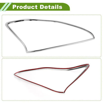 Front Left Right Headlight Trim Bezel for Lexus RX330 (2004-2009) Silver Tone