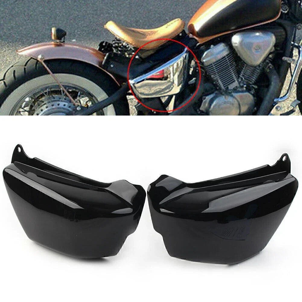 Black Battery Side Fairing Covers for Honda Magna VF 750 (1994-2004)