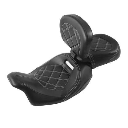 Driver & Passenger Seats & Rider Backrest for Harley CVO Street Glide (2009-2023)