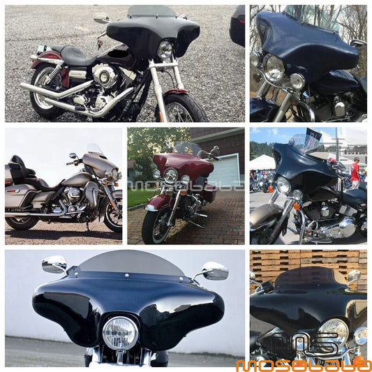 Batwing Headlight Fairing for Harley Softail Deluxe, Slim, Fat Boy (2005-2017)