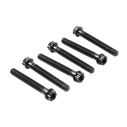 6pcs M8x45mm Titanium Torx Head Flange Screws for Motorcycle Bike