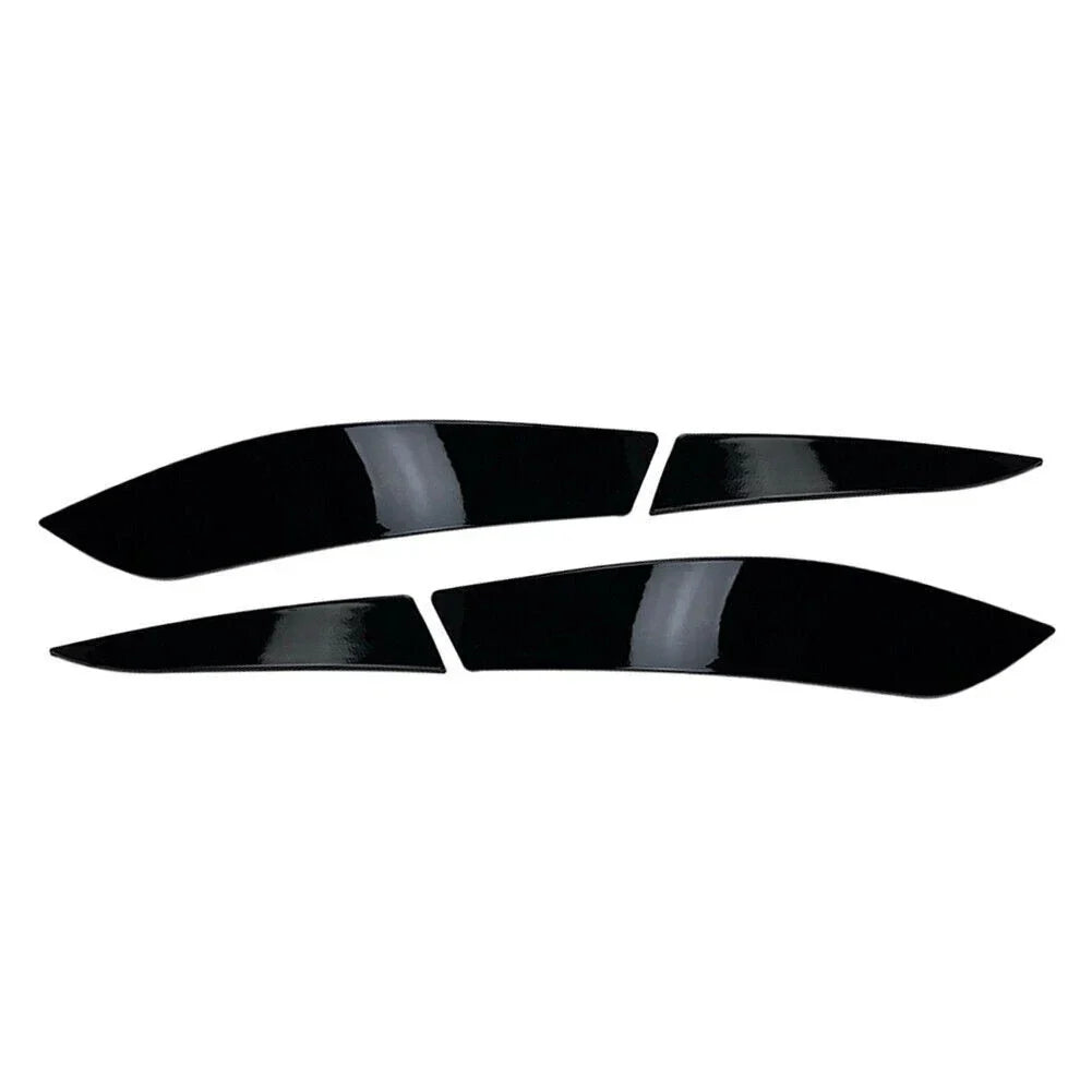 Rear Tail Light Eyebrow Cover Trim for VW Golf 6 MK6 2008-2013 Glossy Black