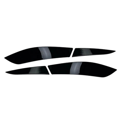 Rear Tail Light Eyebrow Cover Trim for VW Golf 6 MK6 2008-2013 Glossy Black