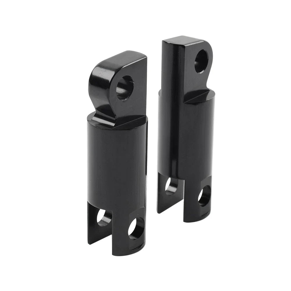 Male Mount Foot Peg Extensions for Harley Sportster, Softail, Dyna, Touring