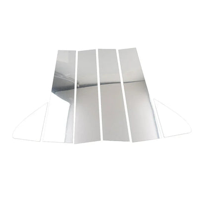Silver Window Pillar Post Door Trim for Chevrolet Silverado, GMC Sierra 1500