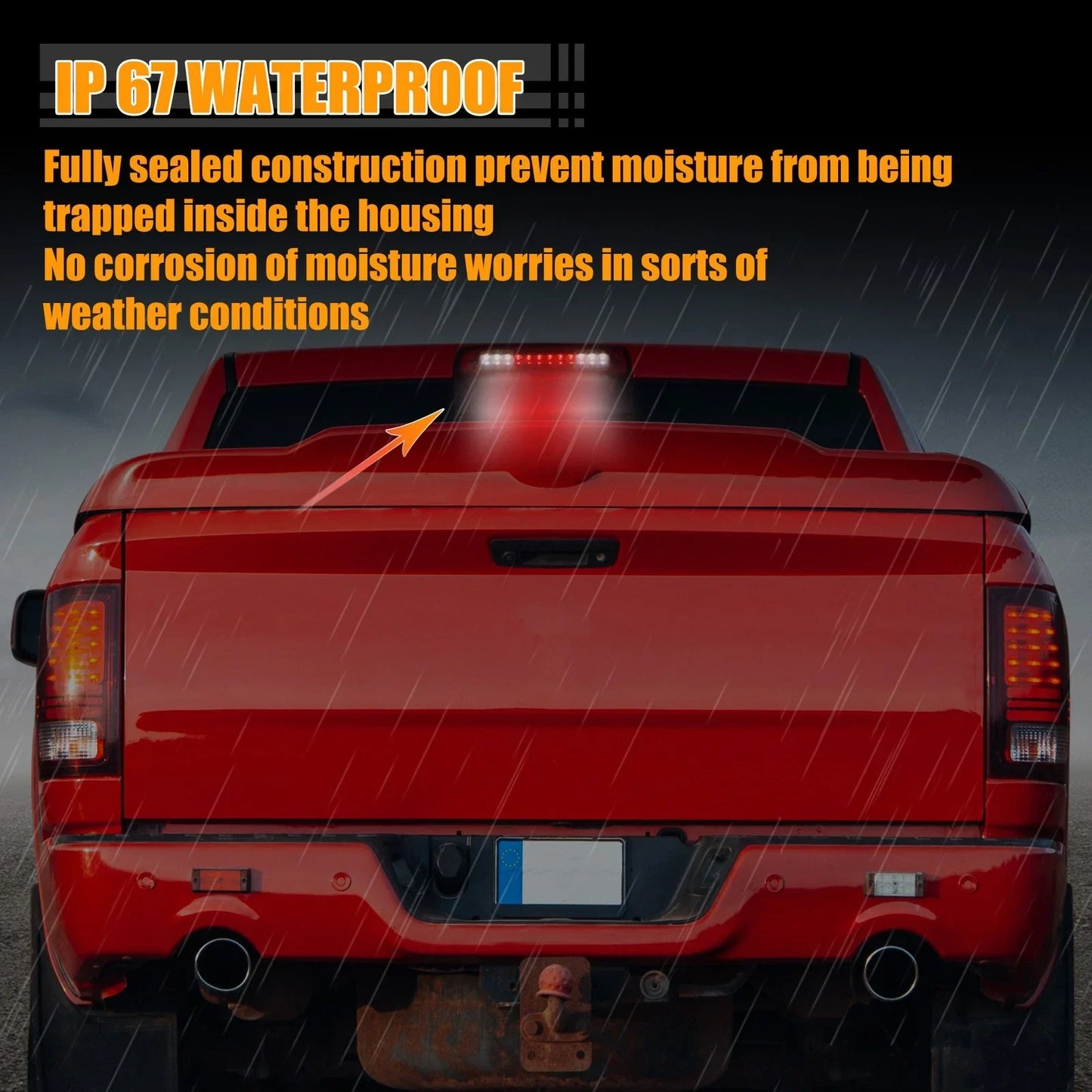 LED Third High Mount Brake Light for Dodge Ram 1500 (2019-2023)