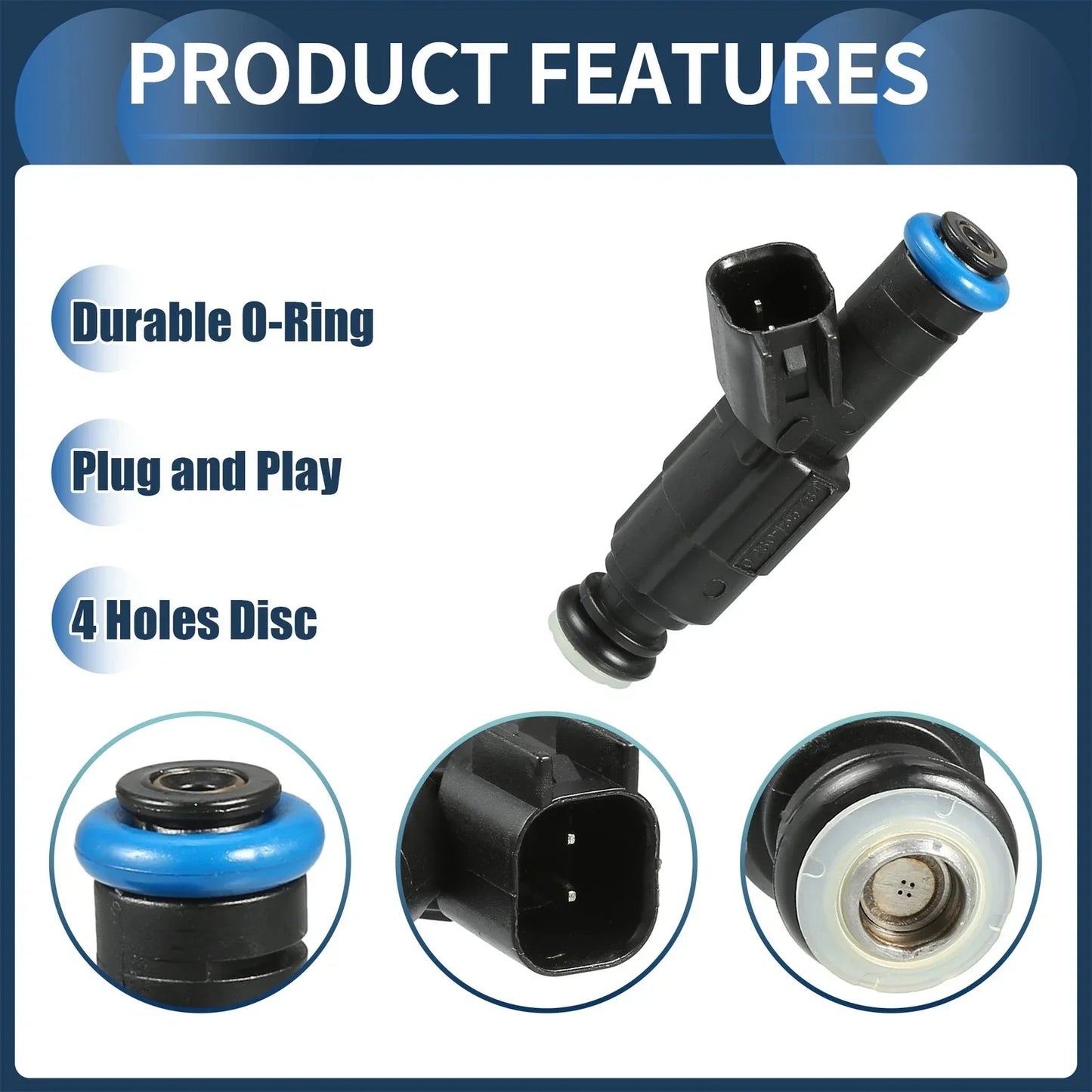 Fuel Injector 6 x Pcs for Dodge Ram 1500 5.2L (2000-2001)