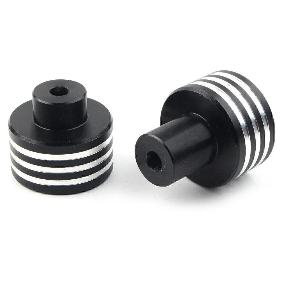 Handle Bar End Plug for Honda Rebel 500 CMX500 300 CMX300 (2017-2019) Black/Silver