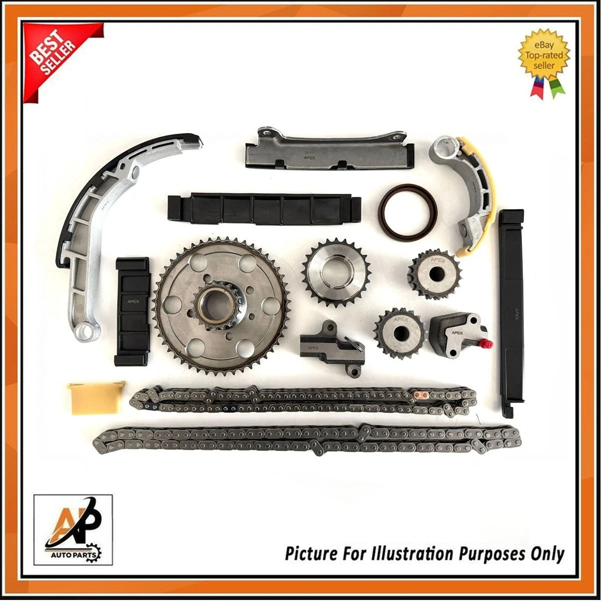 Duplex Timing Chain Kit for Nissan Pathfinder 2.5 DCI YD25 (2005–2012)