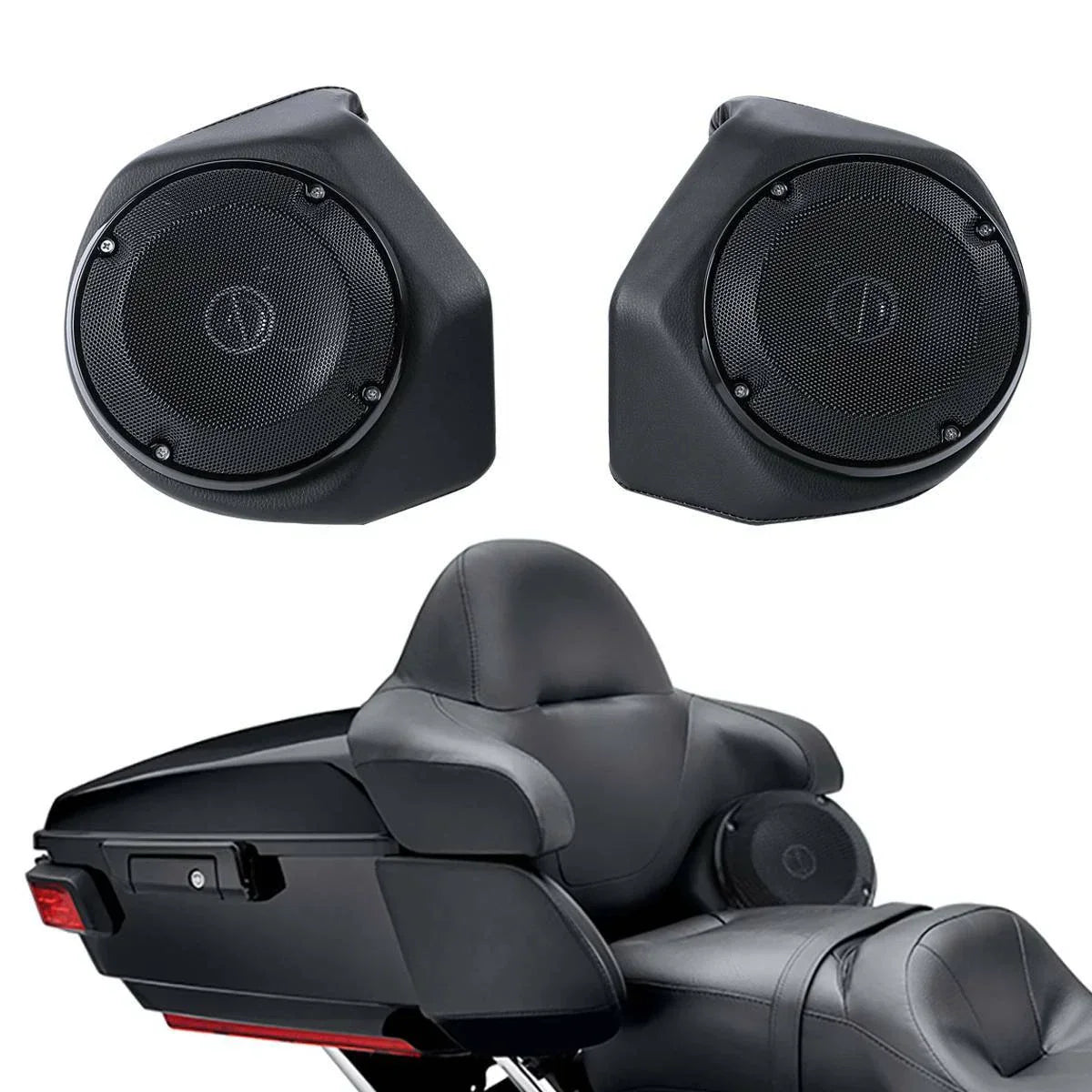 Rear Trunk Speakers 6.5'' for Harley Touring Street Glide (2014-2025)