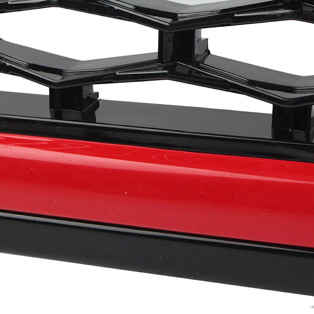 Black Frame Red Edge Front Grille Mesh for Land Rover RRS (2005-2009)