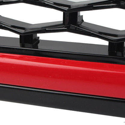Black Frame Red Edge Front Grille Mesh for Land Rover RRS (2005-2009)