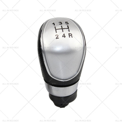 5 Speed Manual Gear Shift Knob Silver for Ford Fiesta MK2, C-Max (2008-2013)