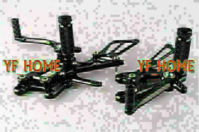 Black Motorcycle Rearsets Foot Pegs for Honda CBR 600RR (2007-2014)