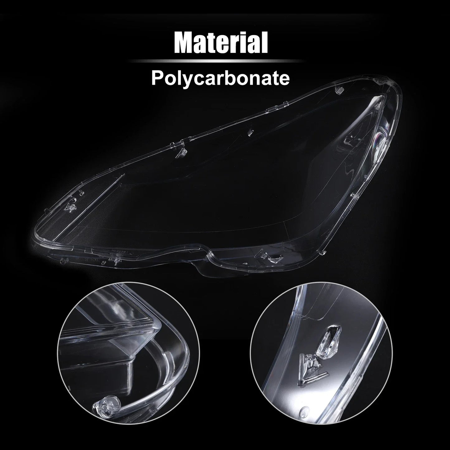 Front Headlamp Lens Cover for Mercedes Benz C Class W204 (2007-2014)