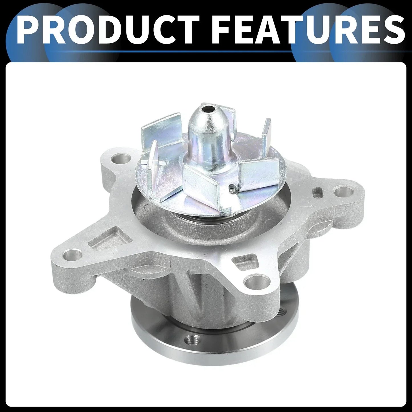 Water Pump with Gasket Kit for Hyundai Accent Creta Elantra (2011-2023)