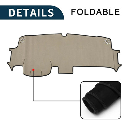 Dashboard Cover Mat for Honda STEPWGN AIR SPADA (2022-2023) Black Protector