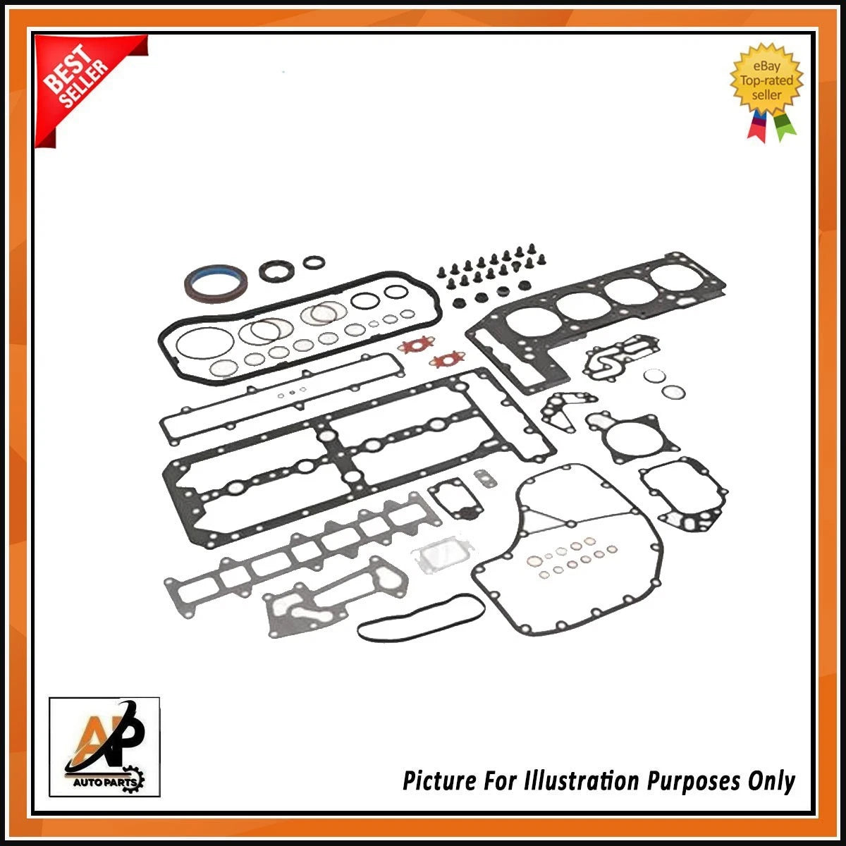 Full Gasket Kit for Iveco F1CE0481E F1CE0481F F1CE0481H Diesel Engine ()