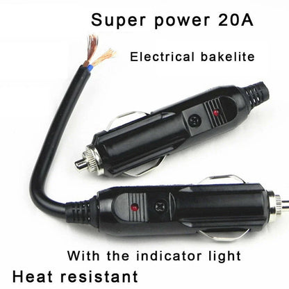 12V Compressor / Power-Plug-Connector Fused for Car/Van Vehicle Motor LED