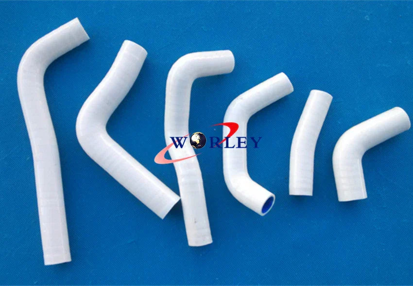 Aluminum Radiator + Blue Silicone Hose for Honda CRF450R (2002-2004)