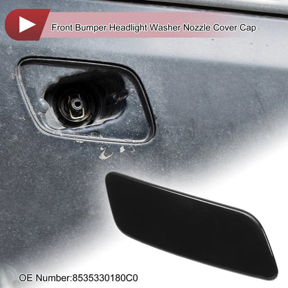 Front Right Washer Nozzle Cover for Lexus GS200t (2016-2019) Black 1 x Pcs
