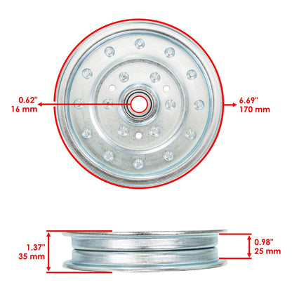 Deck Pulley for Land Pride FDR2584 RAZOR Z44 Z48 Z52 Z54 (2009–2015)