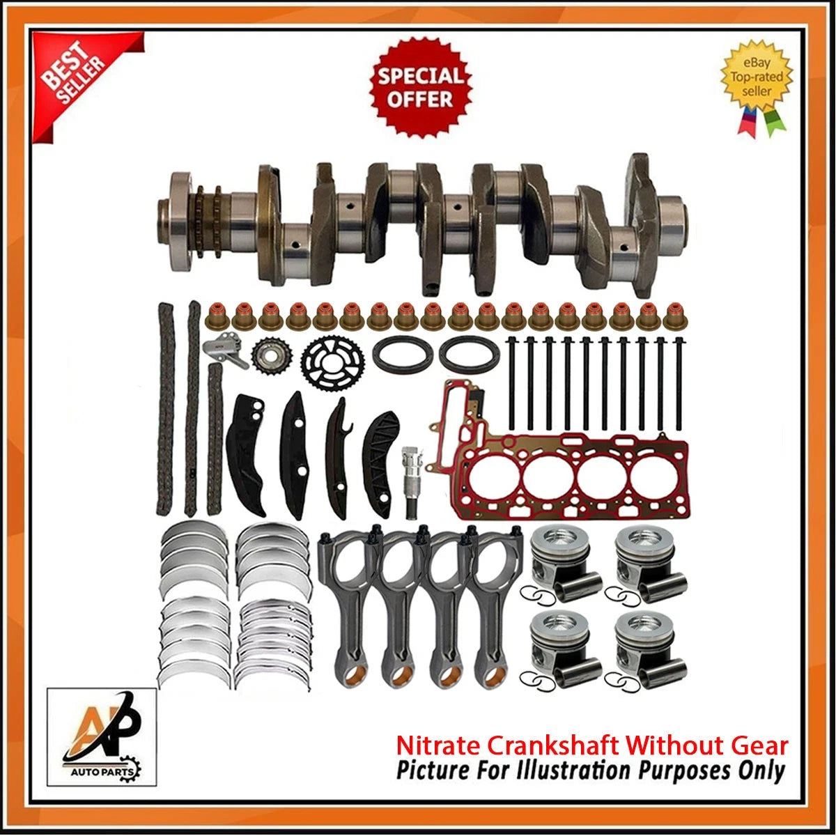 Engine Rebuild Kit with Crankshaft for BMW 2.0 B47 (2015–2021)